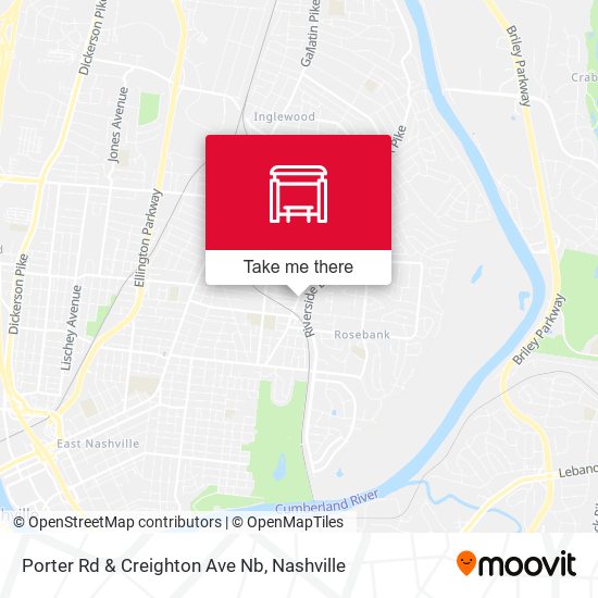 Mapa de Porter Rd & Creighton Ave Nb