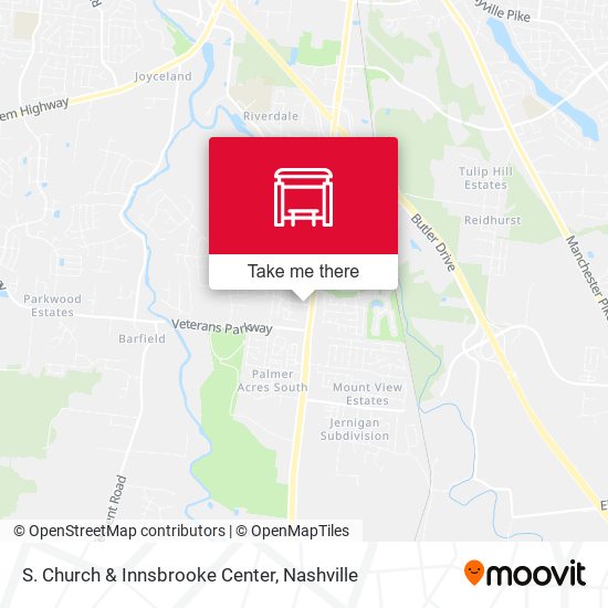 S. Church & Innsbrooke Center map