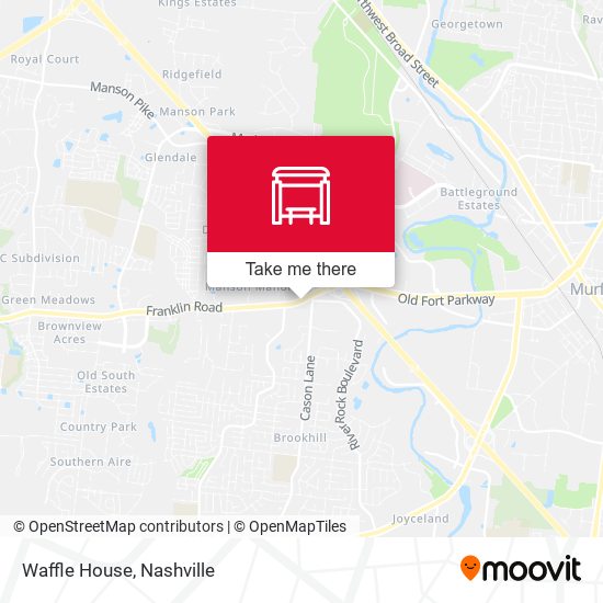 Mapa de Waffle House