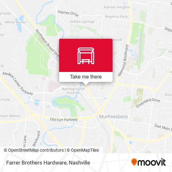 Farrer Brothers Hardware map