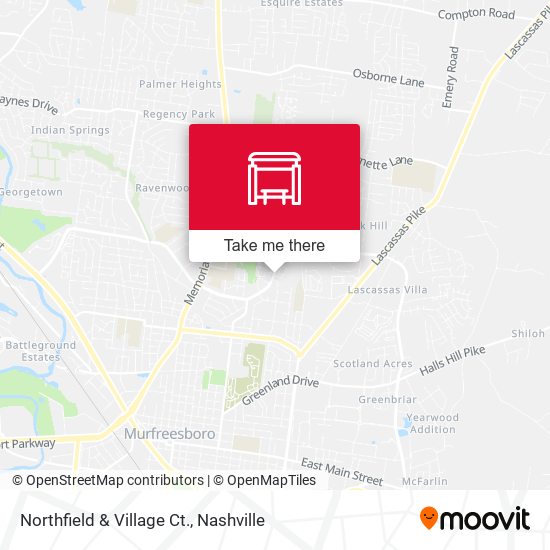 Mapa de Northfield & Village Ct.