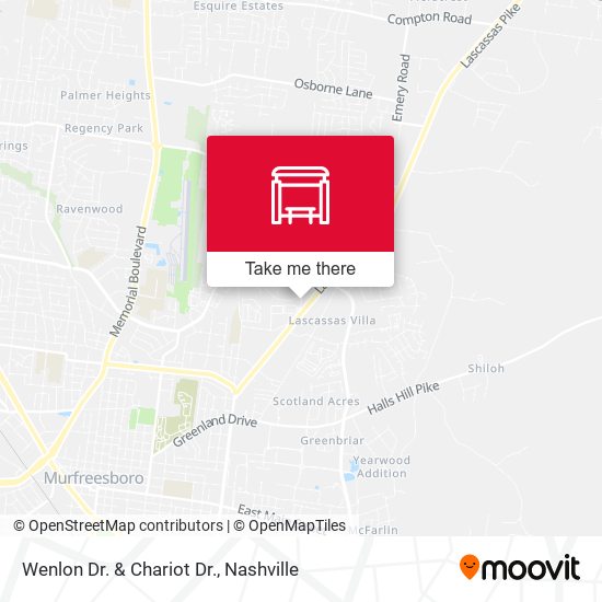 Wenlon Dr. & Chariot Dr. map