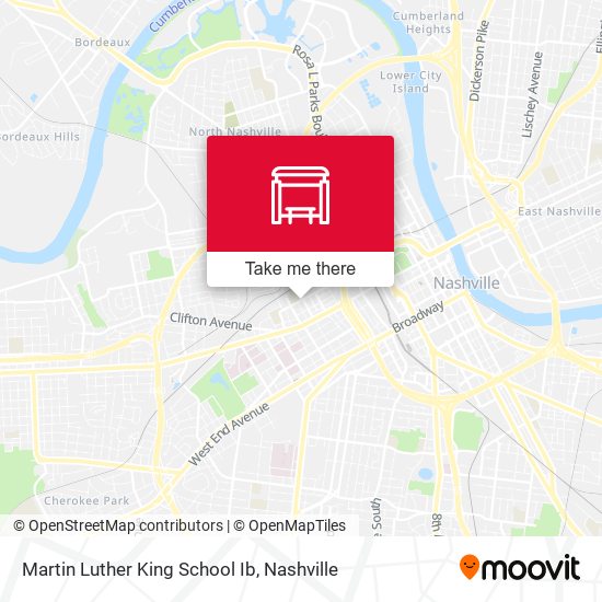 Martin Luther King School Ib map
