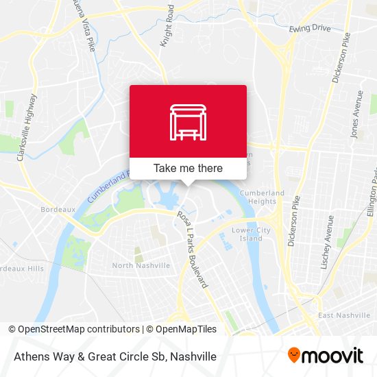Athens Way & Great Circle Sb map