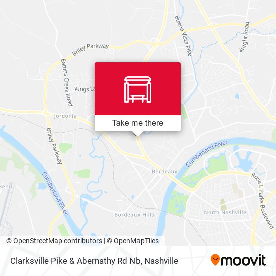 Mapa de Clarksville Pike & Abernathy Rd Nb