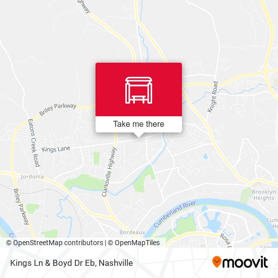 Kings Ln & Boyd Dr Eb map
