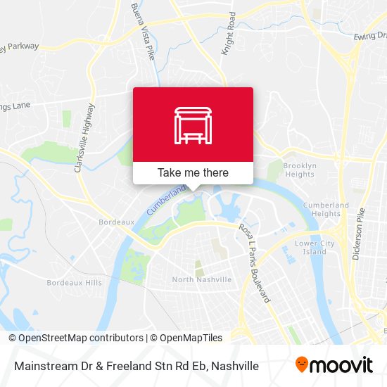 Mainstream Dr & Freeland Stn Rd Eb map