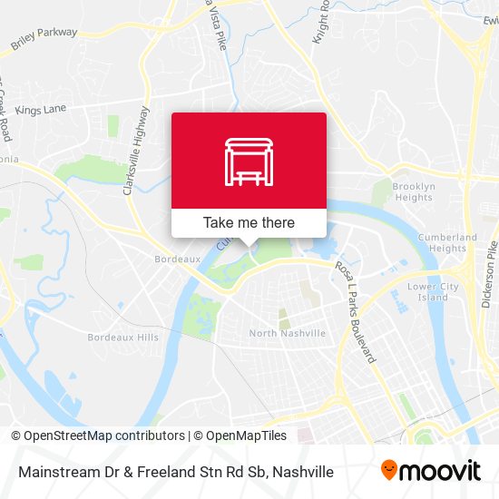 Mainstream Dr & Freeland Stn Rd Sb map