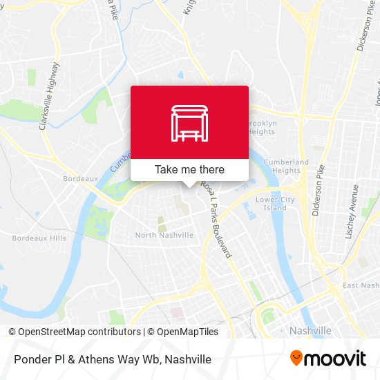 Mapa de Ponder Pl & Athens Way Wb