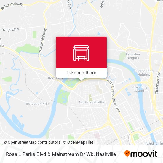Rosa L Parks Blvd & Mainstream Dr Wb map