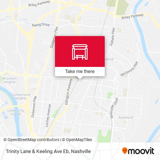 Mapa de Trinity Lane & Keeling Ave Eb