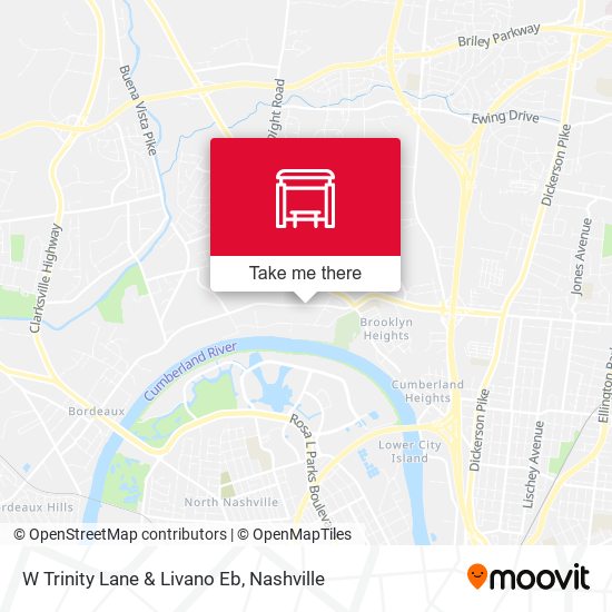 W Trinity Lane & Livano Eb map