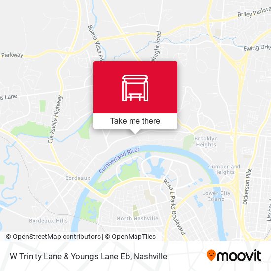 W Trinity Lane & Youngs Lane Eb map