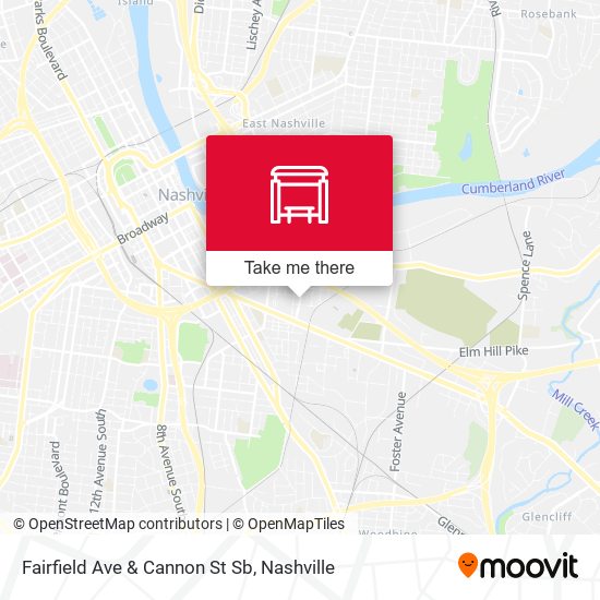 Mapa de Fairfield Ave & Cannon St Sb
