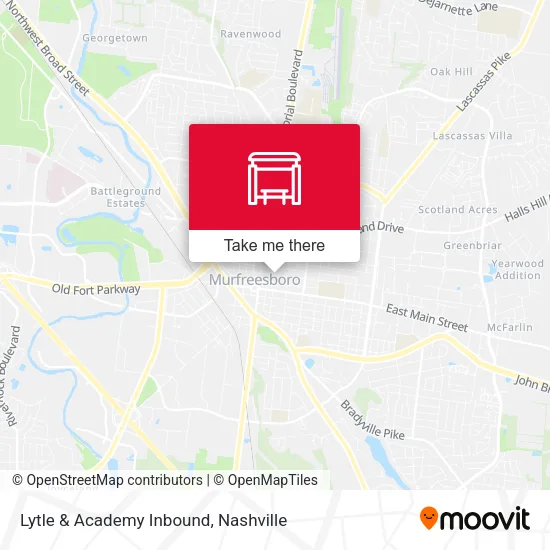 Mapa de Lytle & Academy Inbound