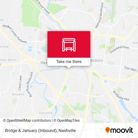 Mapa de Bridge & January (Inbound)