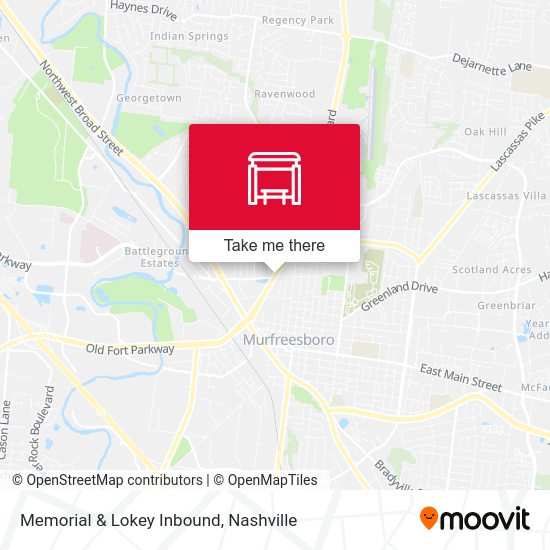 Memorial & Lokey Inbound map