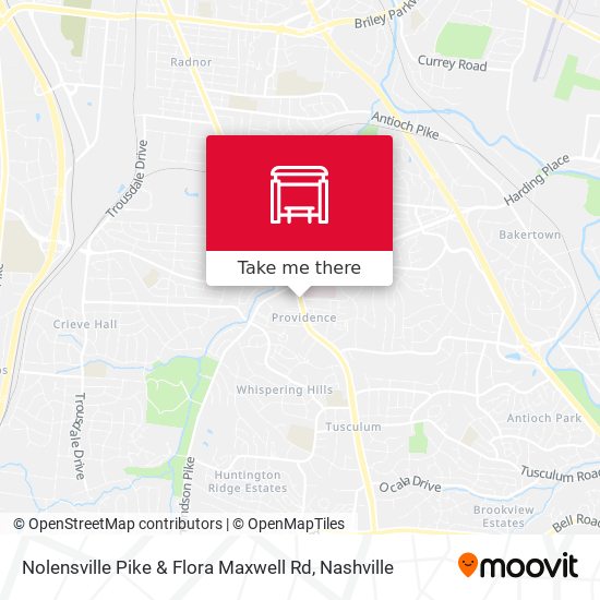 Nolensville Pike & Flora Maxwell Rd map