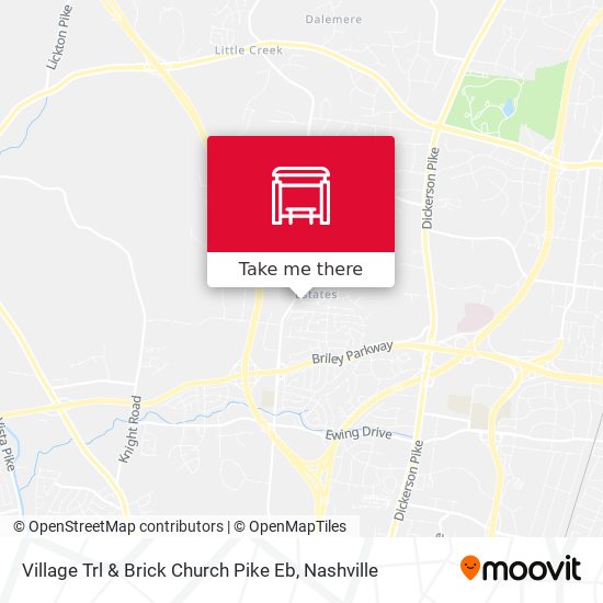 Mapa de Village Trl & Brick Church Pike Eb