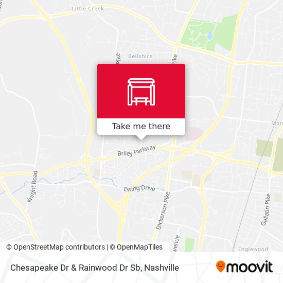 Mapa de Chesapeake Dr & Rainwood Dr Sb