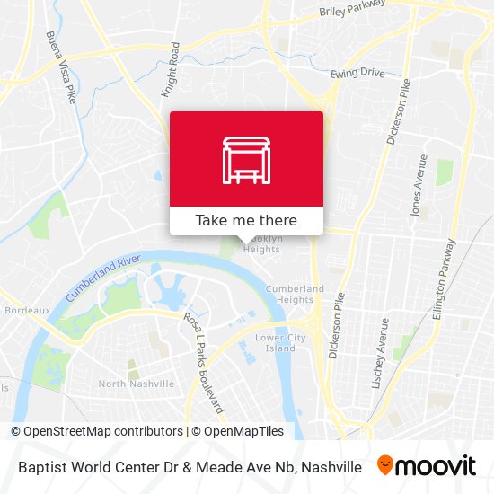 Mapa de Baptist World Center Dr & Meade Ave Nb