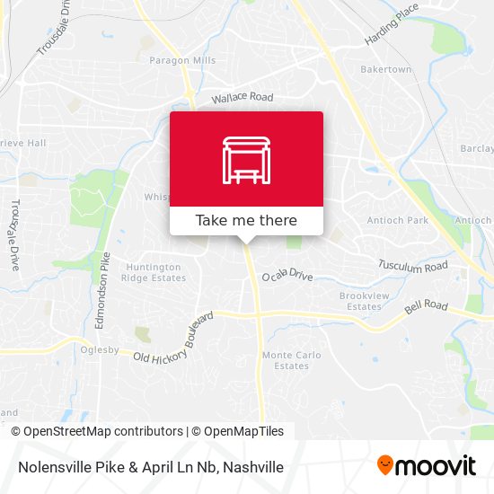 Mapa de Nolensville Pike & April Ln Nb
