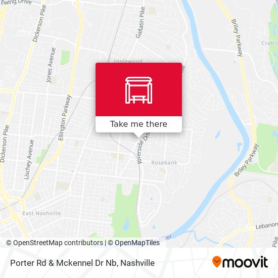 Porter Rd & Mckennel Dr Nb map