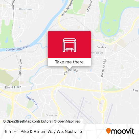 Mapa de Elm Hill Pike & Atrium Way Wb