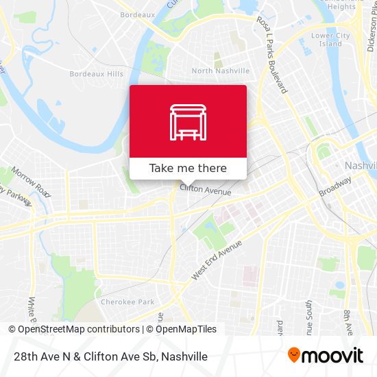 Mapa de 28th Ave N & Clifton Ave Sb