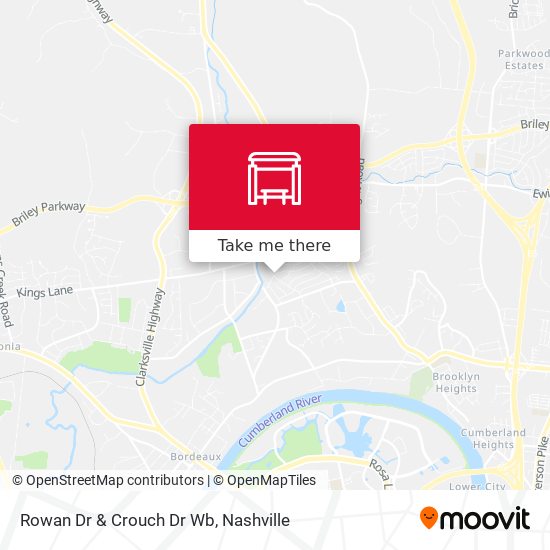 Mapa de Rowan Dr & Crouch Dr Wb