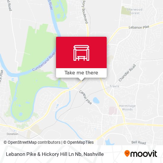 Mapa de Lebanon Pike & Hickory Hill Ln Nb