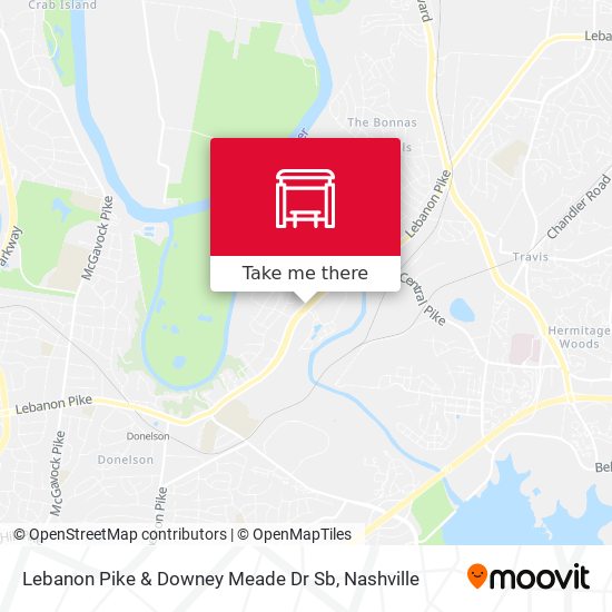 Mapa de Lebanon Pike & Downey Meade Dr Sb