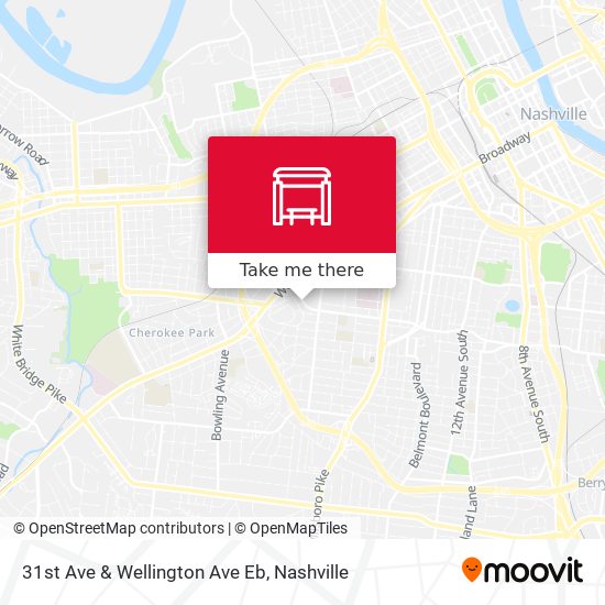31st Ave & Wellington Ave Eb map