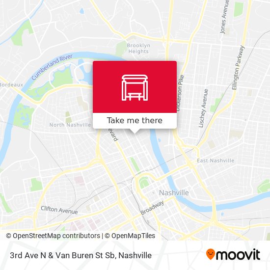 Mapa de 3rd Ave N & Van Buren St Sb