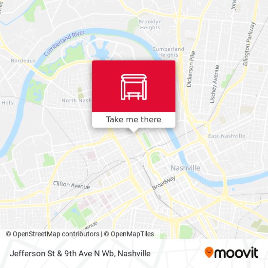 Jefferson St & 9th Ave N Wb map