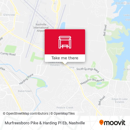 Mapa de Murfreesboro Pike & Harding Pl Eb