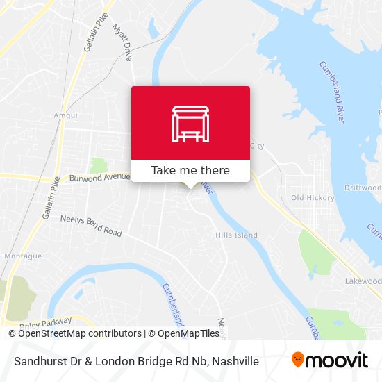 Sandhurst Dr & London Bridge Rd Nb map