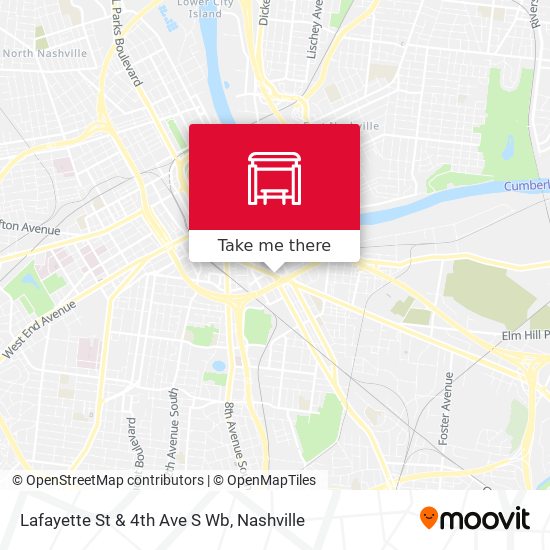 Lafayette St & 4th Ave S Wb map