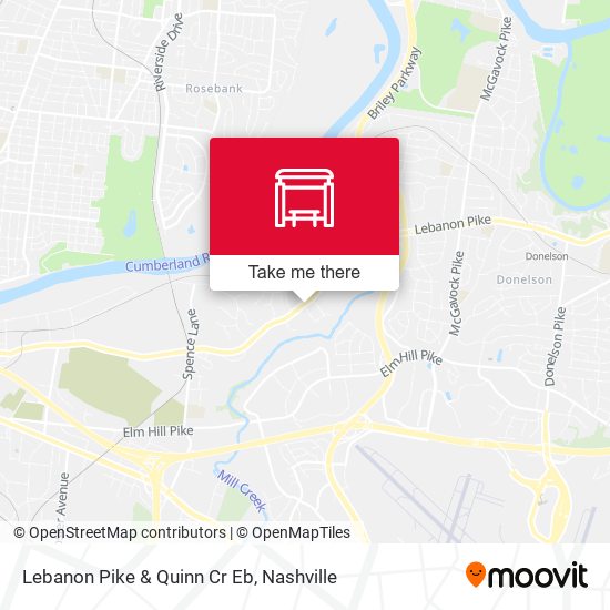 Mapa de Lebanon Pike & Quinn Cr Eb