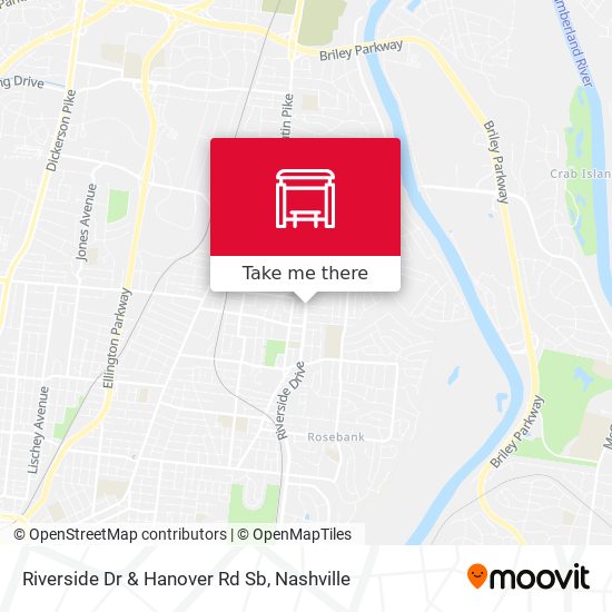 Riverside Dr & Hanover Rd Sb map