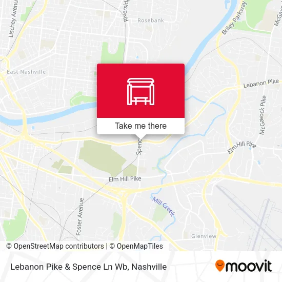 Mapa de Lebanon Pike & Spence Ln Wb