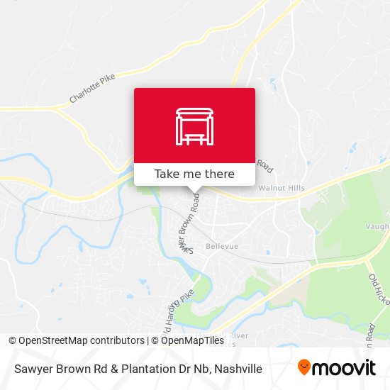Sawyer Brown Rd & Plantation Dr Nb map