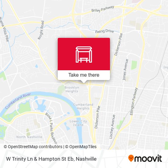 Mapa de W Trinity Ln & Hampton St Eb