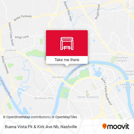 Buena Vista Pk & Kirk Ave Nb map