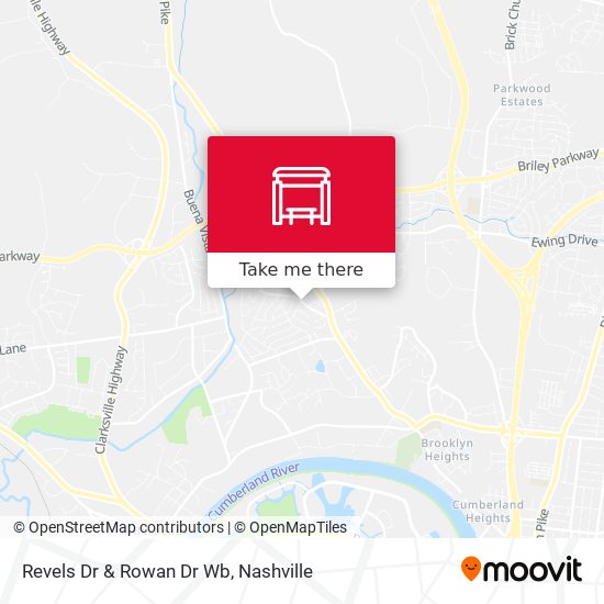 Revels Dr & Rowan Dr Wb map