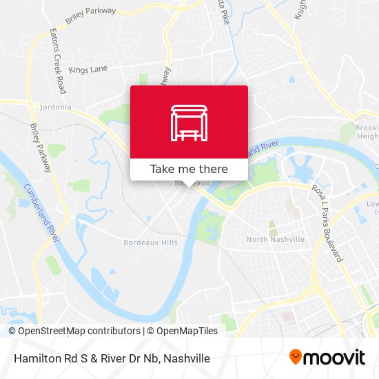 Hamilton Rd S & River Dr Nb map