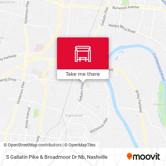 Mapa de S Gallatin Pike & Broadmoor Dr Nb