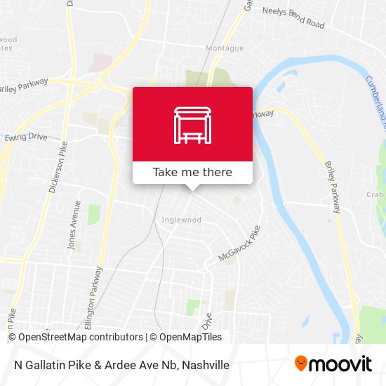 N Gallatin Pike & Ardee Ave Nb map