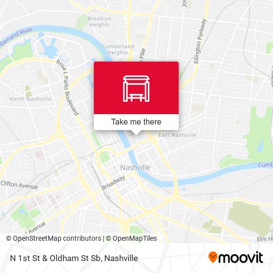 Mapa de N 1st St & Oldham St Sb
