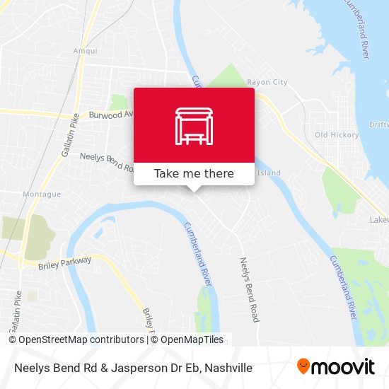 Neelys Bend Rd & Jasperson Dr Eb map